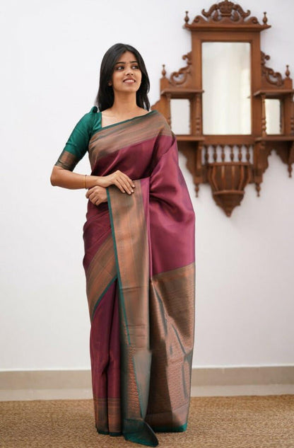 Vasthrlay Classic Traditional Saree with elegant kanjivaram styling