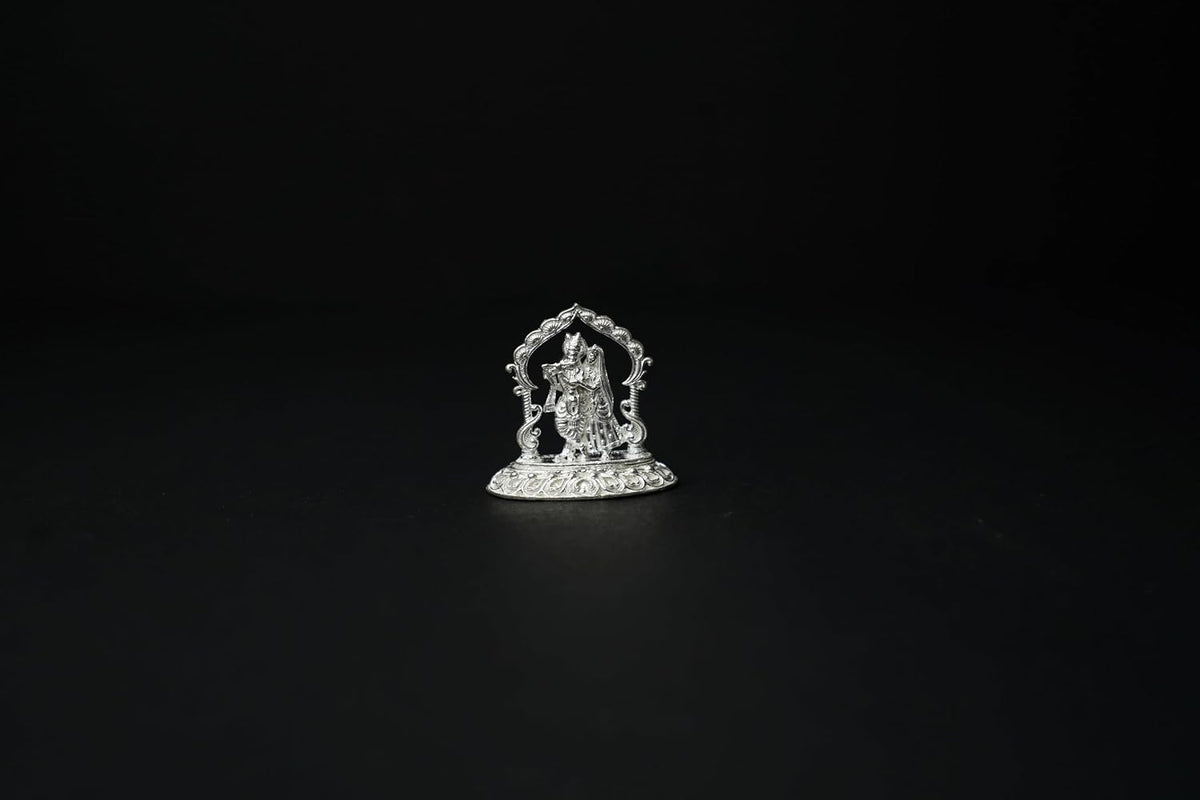 Pure Silver Radha Krishna Idol 17.07 Grams