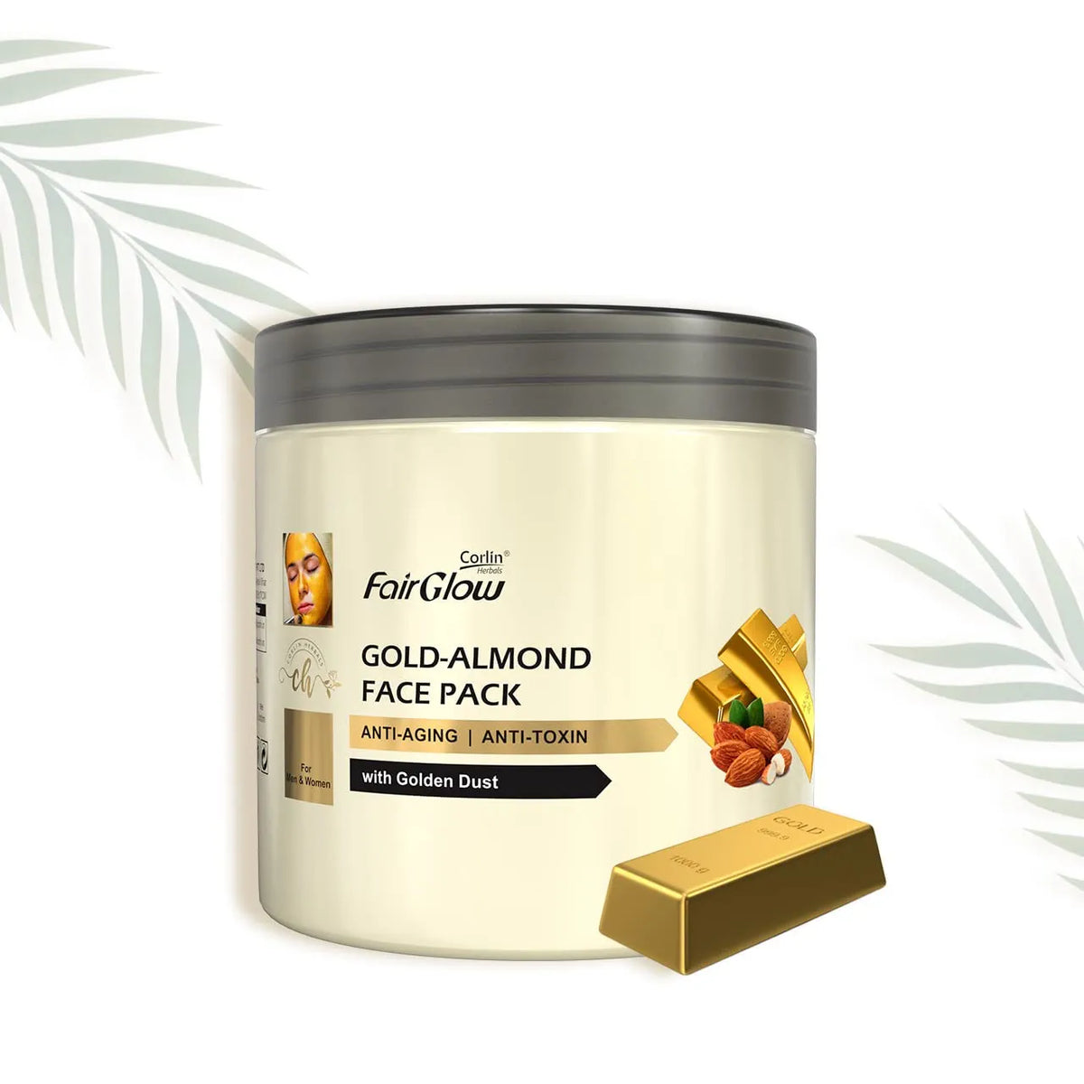 Corlin FairGlow Gold Almond Face Pack