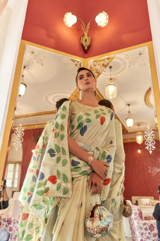 Vasthrlay Classic Wedding Saree with elegant cotton styling