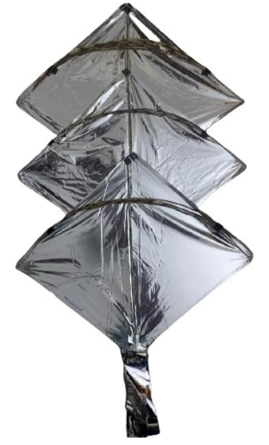 RUHANI Plain Plastic Kite - PUSHMYCART