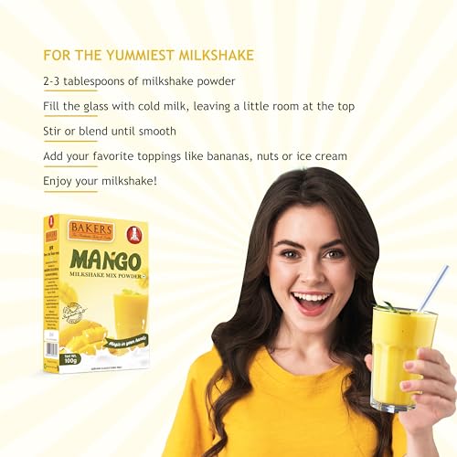Bakers Milk Shake Mix |Mango Flavour