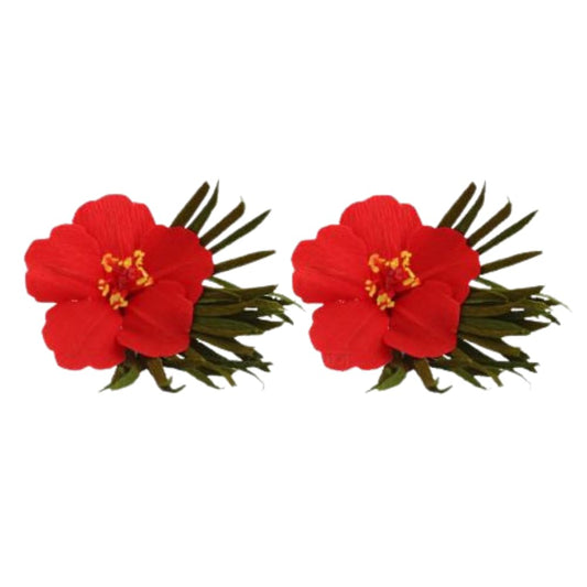 Hibiscus/Jaswant Phool Durva Ecofriendly Handmade Paper Auspicious Jaswant Flower for - image 1