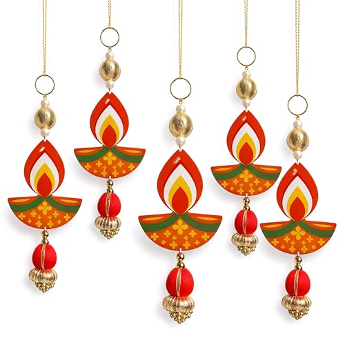 Diya Design Wall Hanging Set of 6