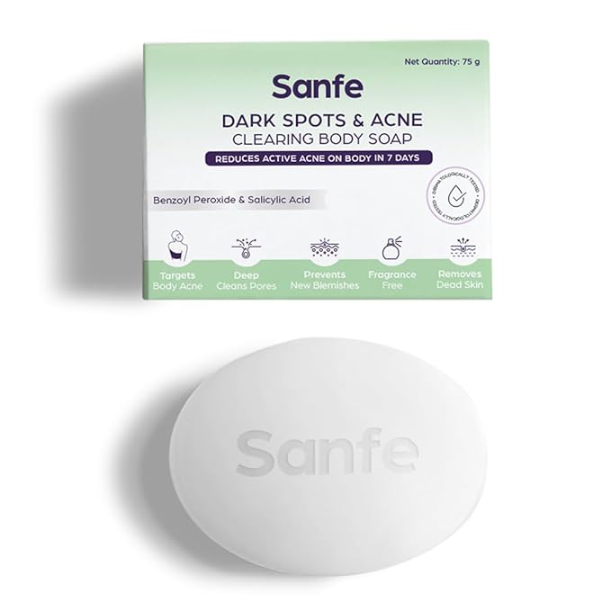 Sanfe Dark Spots|Acne Clearing Body Soap - PUSHMYCART
