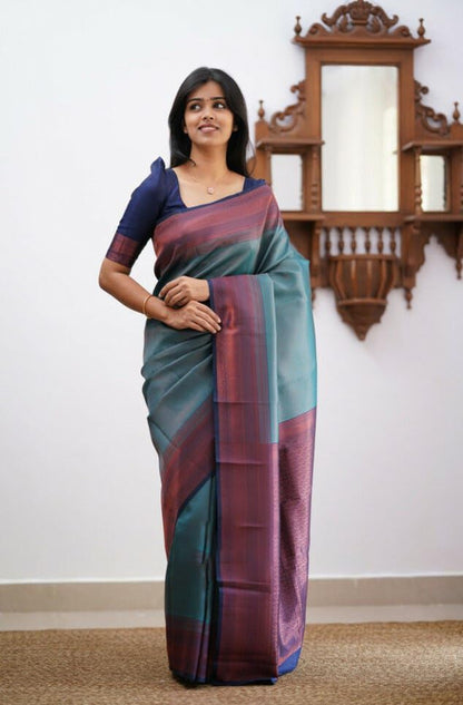 Vasthrlay Classic Traditional Saree with elegant kanjivaram styling