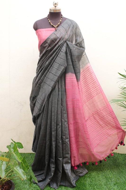 Vasthrlay Classic Traditional Saree with elegant bhagalpuri styling