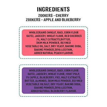 Timios Zookers Mix Flavours | Kids Snacks | Baby Snacks for 12+ Months | Nutritious & 100% Natural Animal Shaped Biscuit - PUSHMYCART