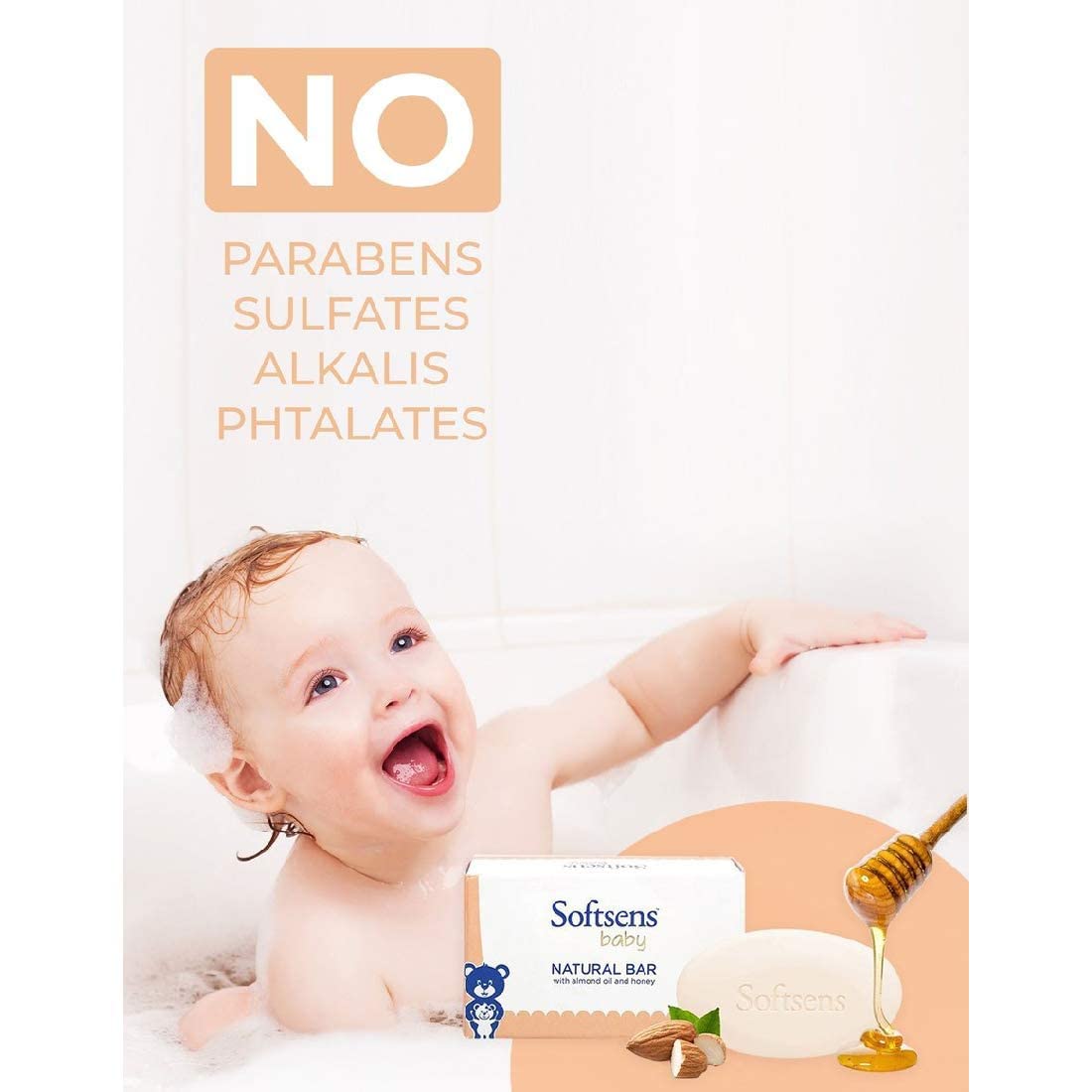 Softsens Baby Natural Bar Soap - PUSHMYCART