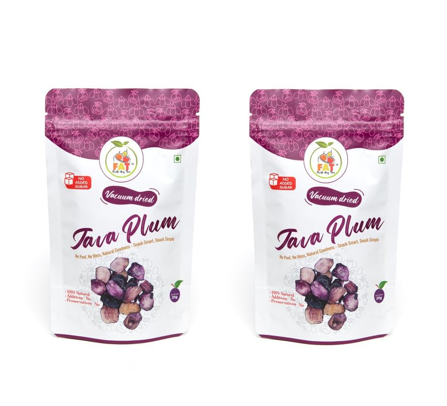FAT Fruits Any Time Vacuum Dried Jamun | Natural Jamun | Healthy Snack 