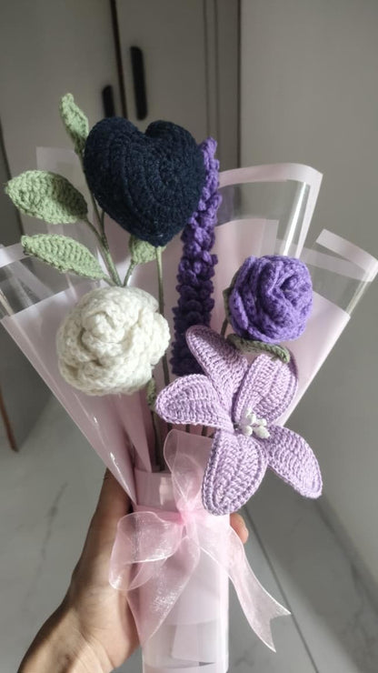 Handmade Crochet Flower Bouquet for Gifting - image 4