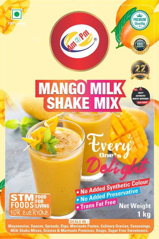 Am 2 Pm - Mango Milk Shake Mix Premium Silky Smoothy