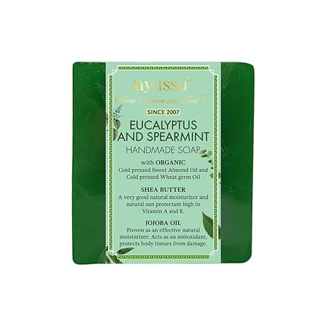 Nyassa Eucalyptus and Spearmint Handmade Natural Bathing Soap - PUSHMYCART