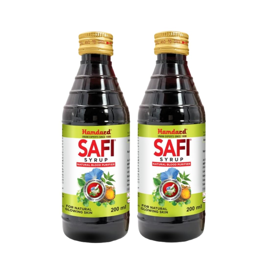 Hamdard Safi Syrup pack of 2 200ml