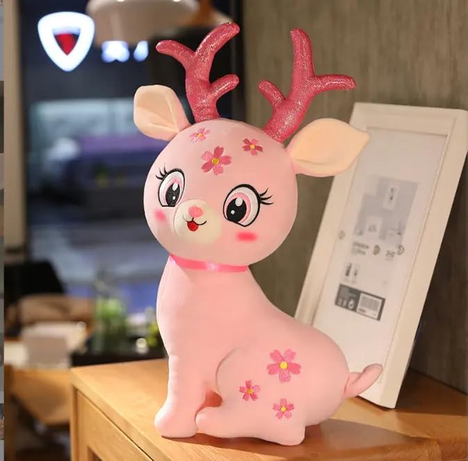 SCOOBA Reindeer Deer Plush Toy (pink)