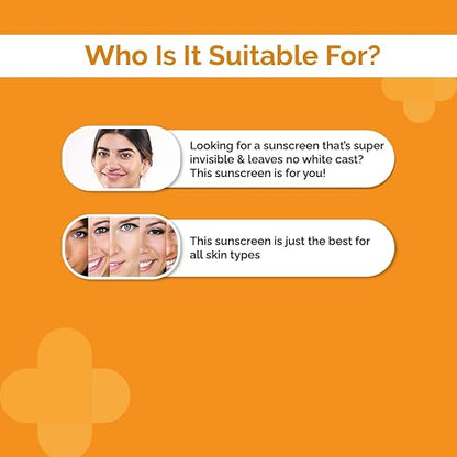 The Derma Co Hyaluronic Invisible Sunscreen Gel 