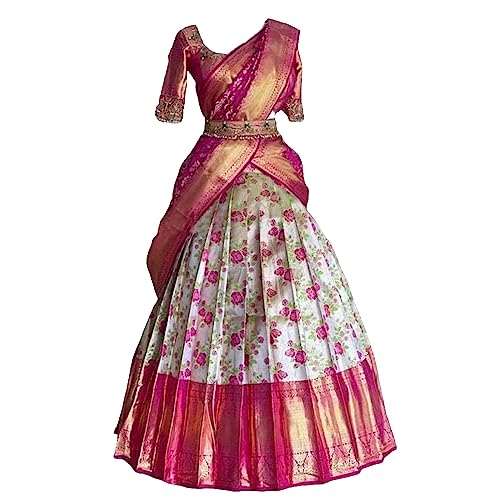 Fabric texture and sheen of the Kanjivaram silk