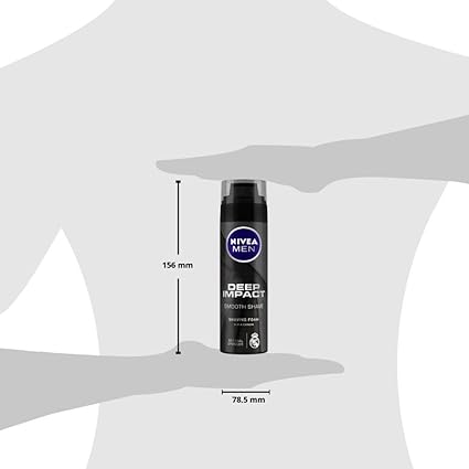 Nivea Men's Shaving Deep Impact Smooth Shaving Foam