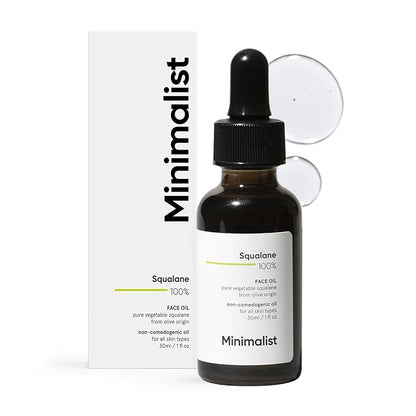 Minimalist Squalane 100% (Plant Derived) Super-Lightweight Face Oil