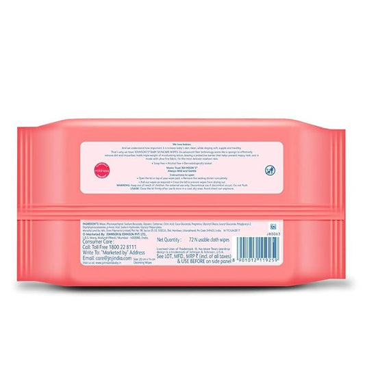 Johnson's Baby Wet Wipes - PUSHMYCART