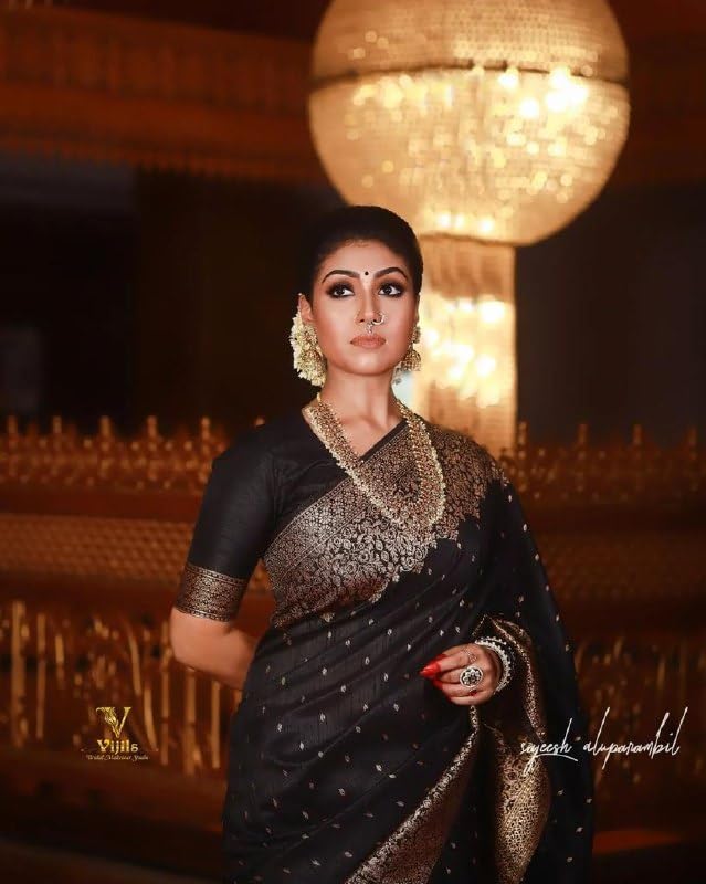 Vasthrlay Kanjivaram Classic Saree with decorative traditional design
