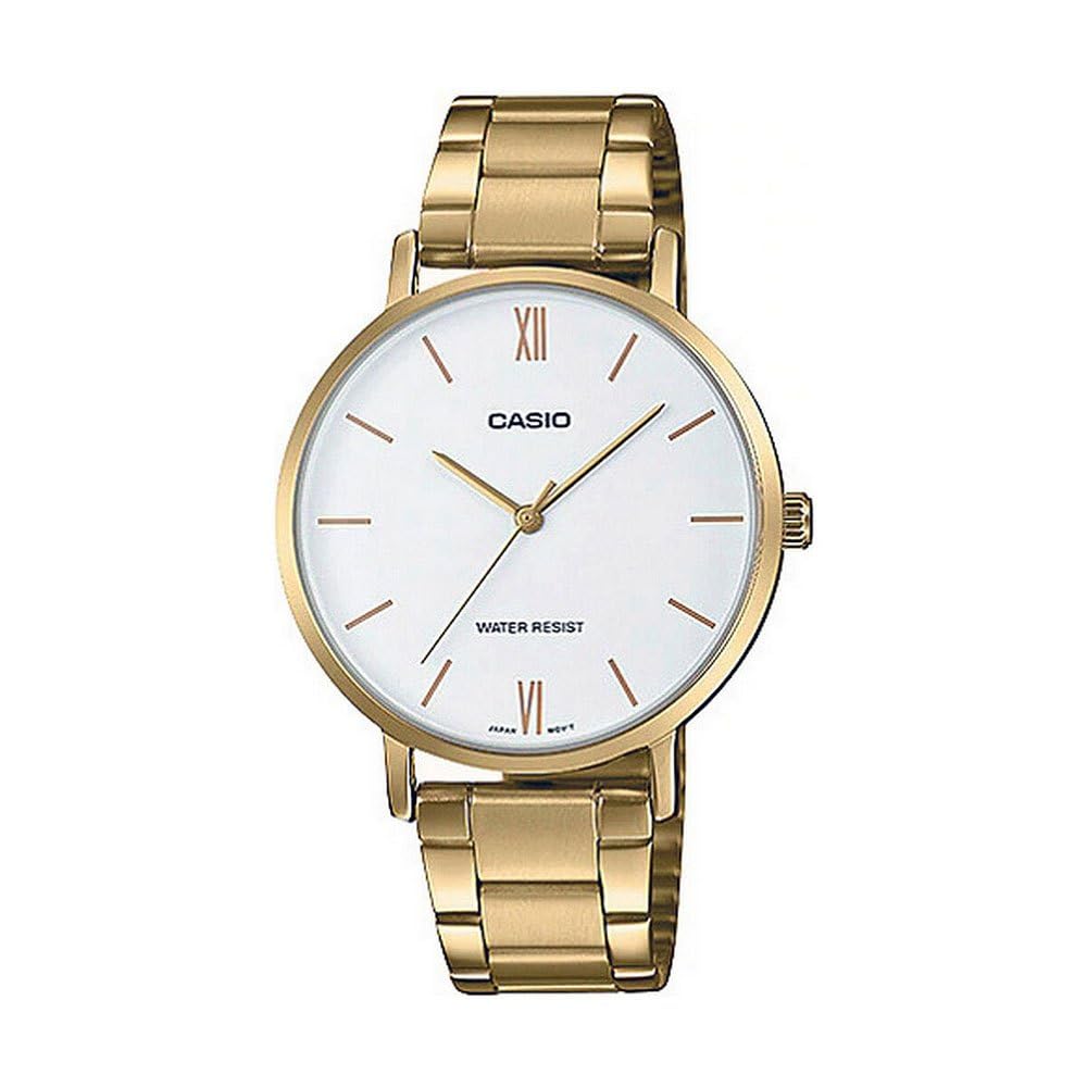 Casio Analog White Dial Womens Watch - LTP-VT01G-7BUDF (A1784)