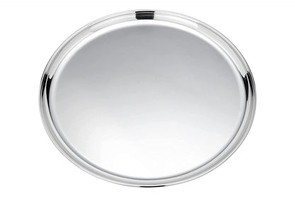 Stainless Steel Dinner Plate Set of 2 Pieces