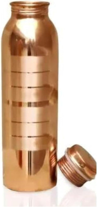Copper Stylish Bottle 900 ML (Plain Touch)