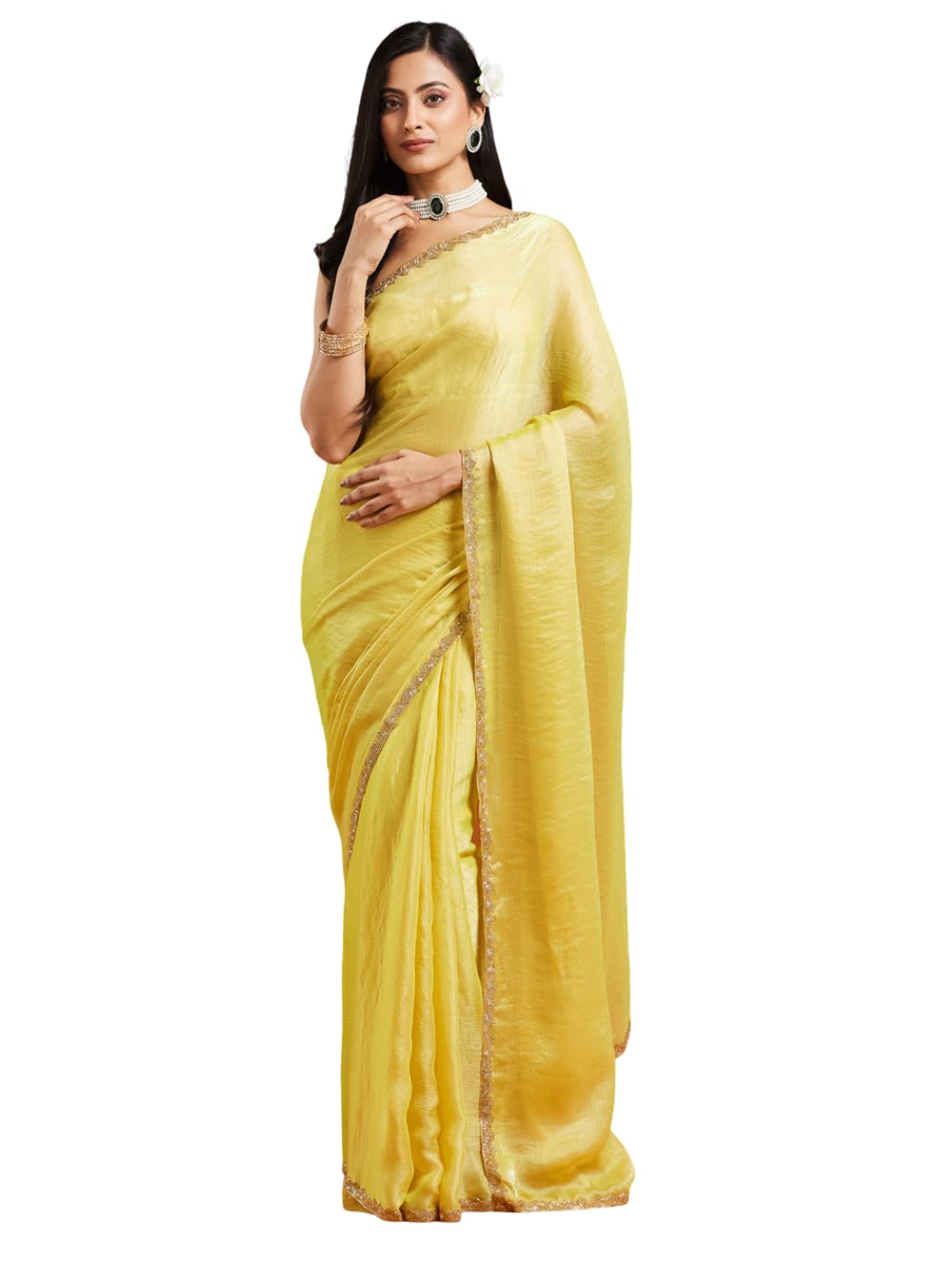 Vasthrlay Classic Chiffon Traditional Saree for festive ethnic occasions