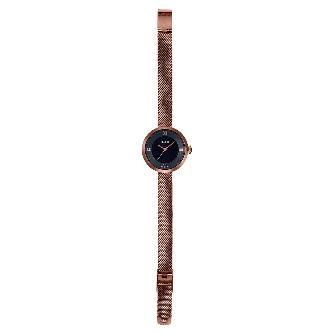 Casio Analog Black Dial Womens Watch - LTP-E154MR-1ADF (A1853)