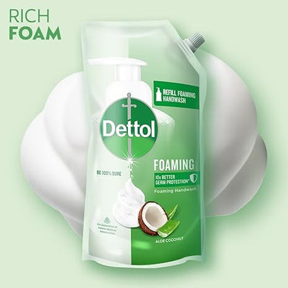 Dettol Foaming Handwash Refill |Aloe Coconut - PUSHMYCART
