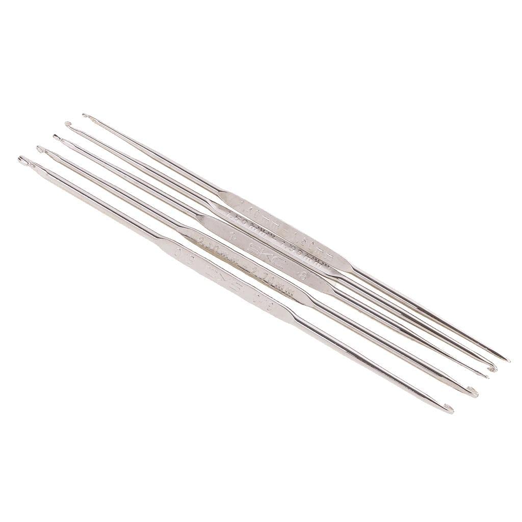 5 Pieces, Set Knitted Tools Double End Crochet Leptonema Practice Hook Lace Hook Needle - image 1