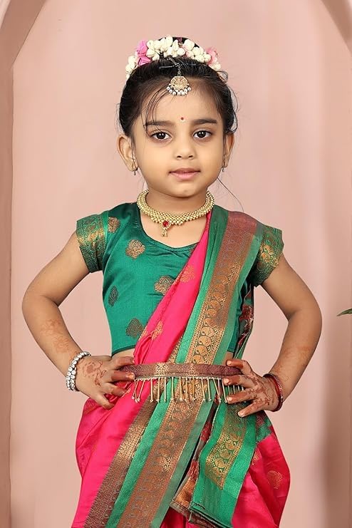 Vasthrlay Paithani Classic Saree with decorative Traditional design