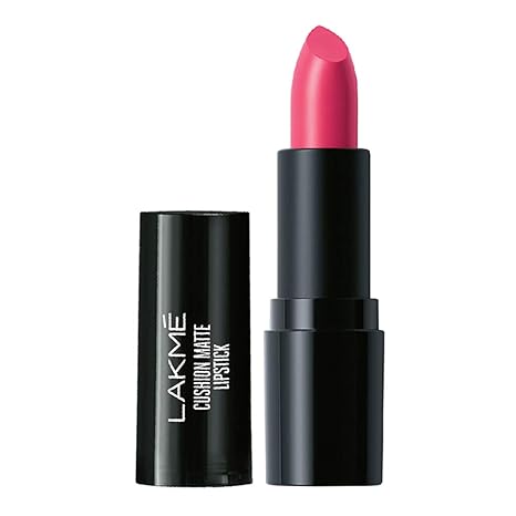 Lakme Cushion Matte Lipstick, Pink Prom, 4.5G