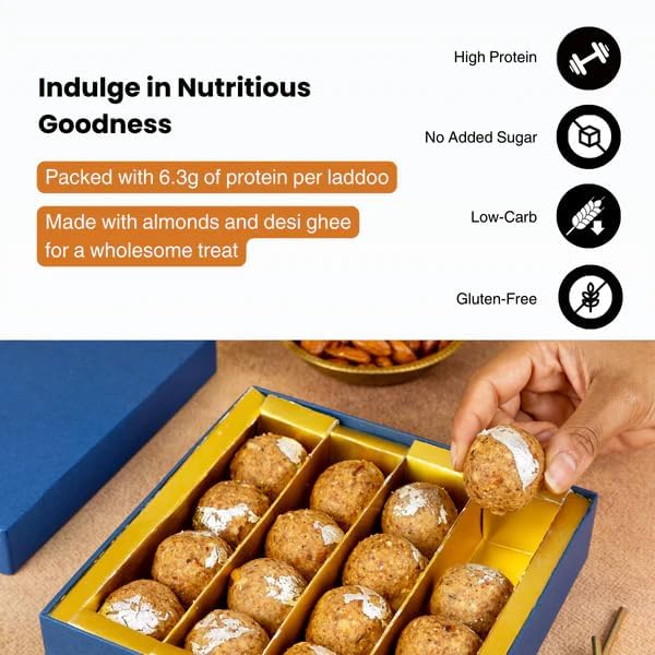 Killobeaters Sugar-Free Almond Laddoo 
