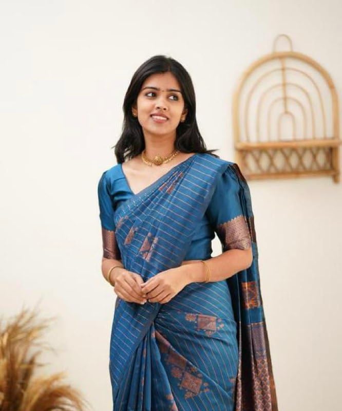 Vasthrlay Kanjivaram Classic Saree with decorative traditional design