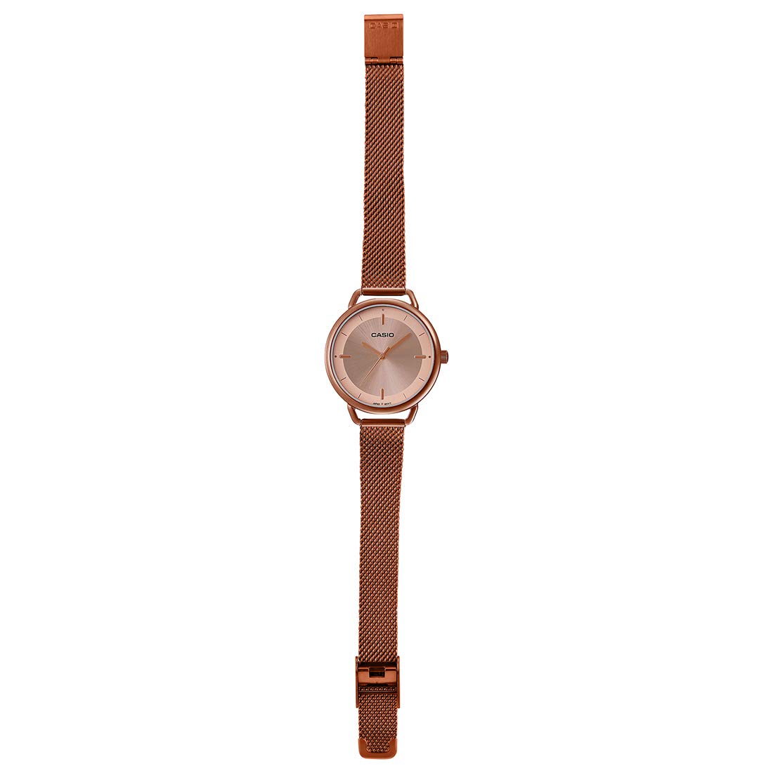 Casio Analog Rose Gold Dial Womens Watch - LTP-E413MR-9ADF (A1799)
