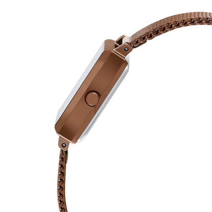 Casio Analog Rose Gold Dial Womens Watch LTP-E155MR-9BDF (A1548)