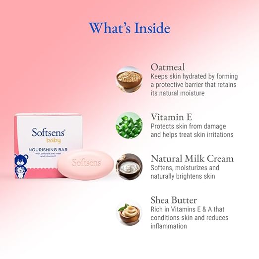 Softsens Baby Nourishing Soap Bar - PUSHMYCART