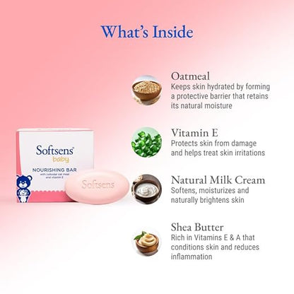 Softsens Baby Nourishing Soap Bar - PUSHMYCART