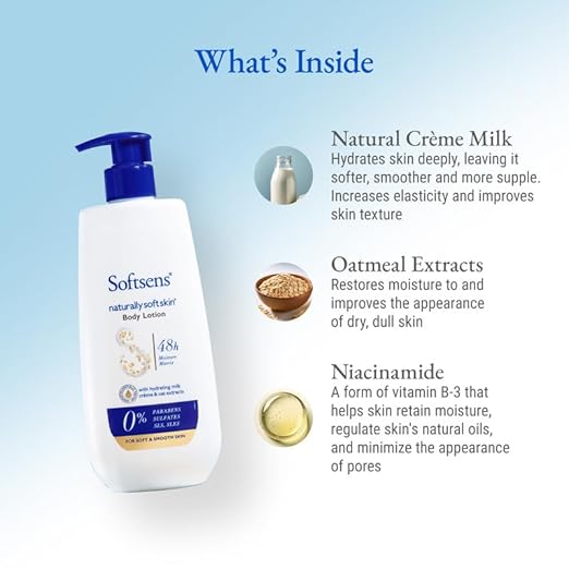 Softsens Naturally Soft Skin Body Lotion - PUSHMYCART