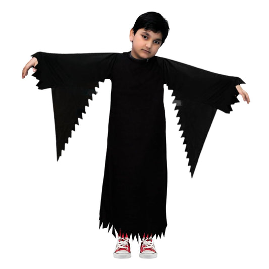 Kaku Fancy Dresses Kids Black Ghost Halloween Costume Gown