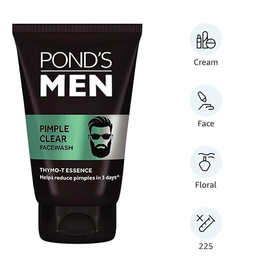 ponds men pimple clear facewash 100 gm