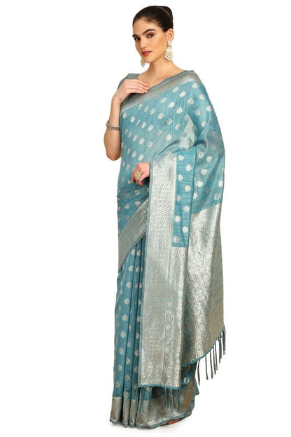 Vasthrlay Classic Traditional Saree with elegant Tussar styling