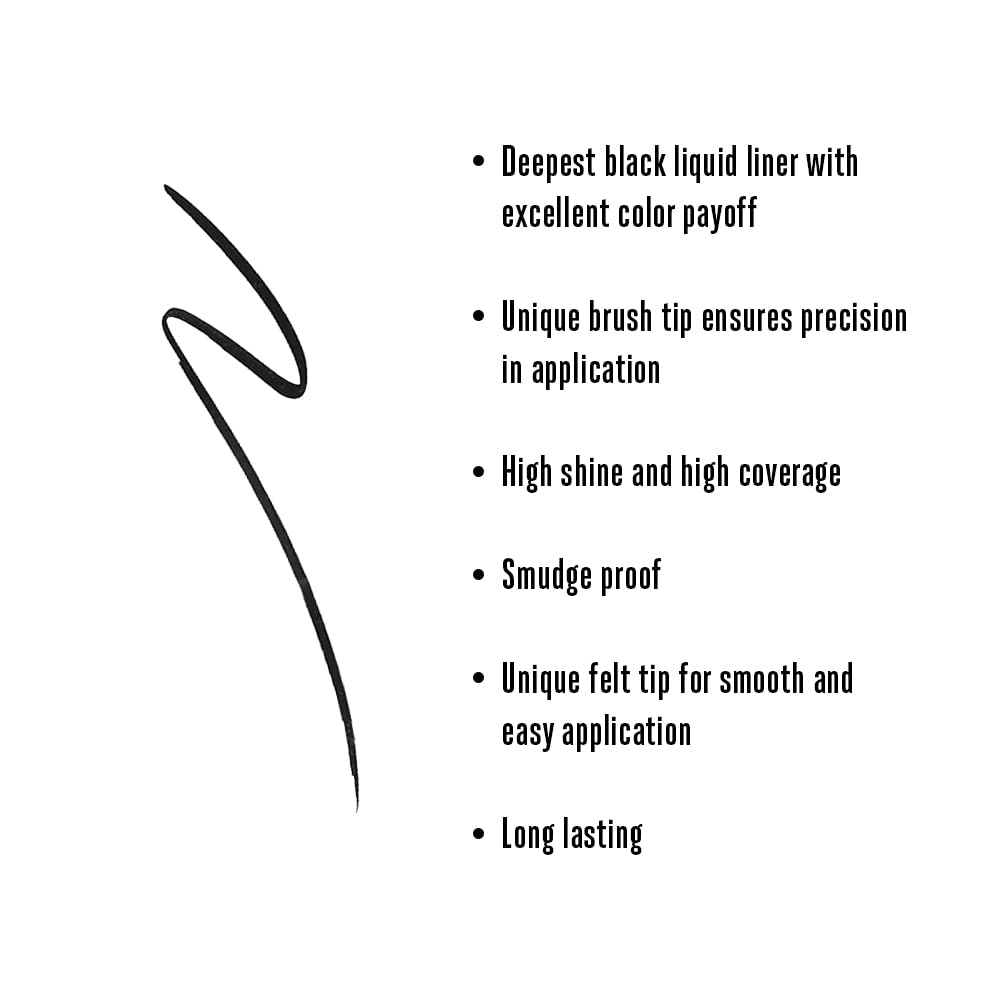 Lakme Absolute Gloss Artist Eye Liner Black 2.5ml