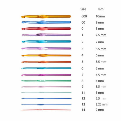 3mm Aluminum Multicolor Crochet Hooks Needle - image 3