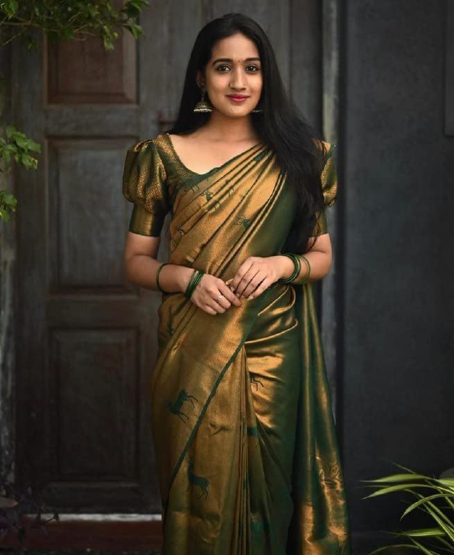Vasthrlay Purple Traditional Saree with elegant banarasi styling