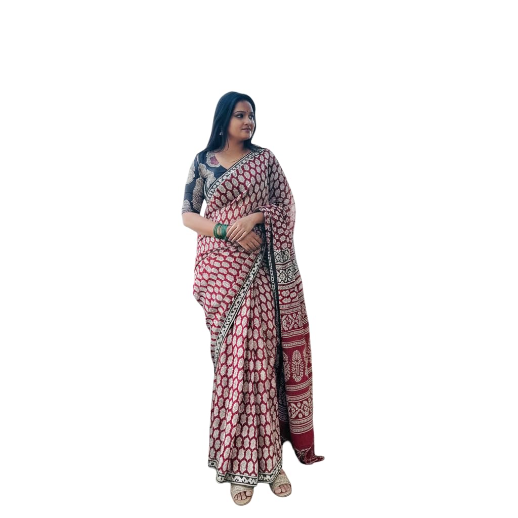 Vasthrlay Classic Ethnic Printed Saree for festive ethnic occasions
