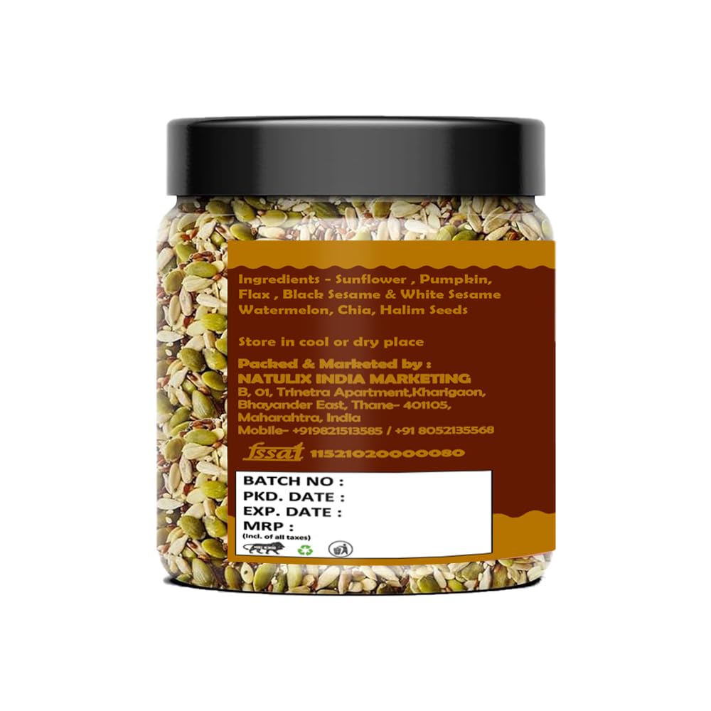 NatureOnus 8 in 1 Raw Seeds Mix