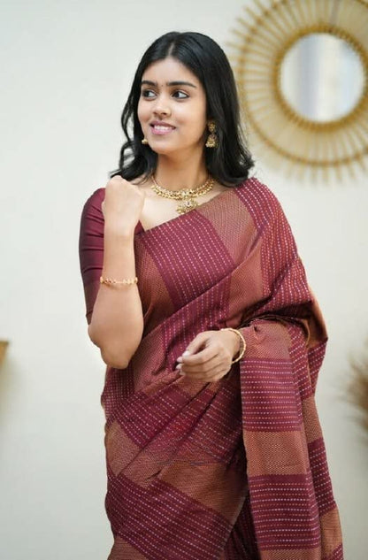 Vasthrlay Classic Traditional Saree with elegant kanjivaram styling